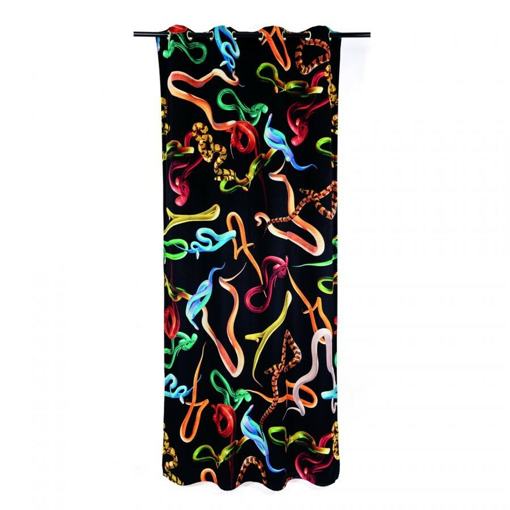 Штора Snakes Black 02403