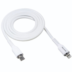 Кабель USB "WALKER" C795, 35W, Type-C-Lightning, поддержка PD, мягкий силикон, белый