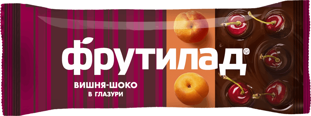 Фруктовый батончик глазированный Фрутилад Вишня-Шоко - 40г