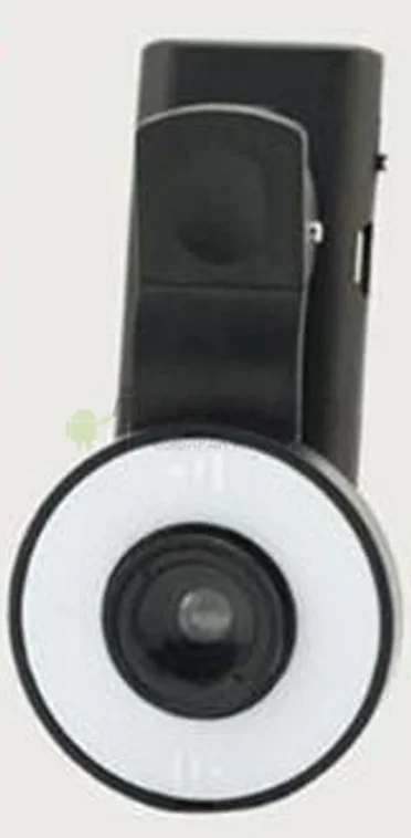 Насадка на объектив камеры с эффектом Fisheye (рыбий глаз) Beauty c LED подсветкой