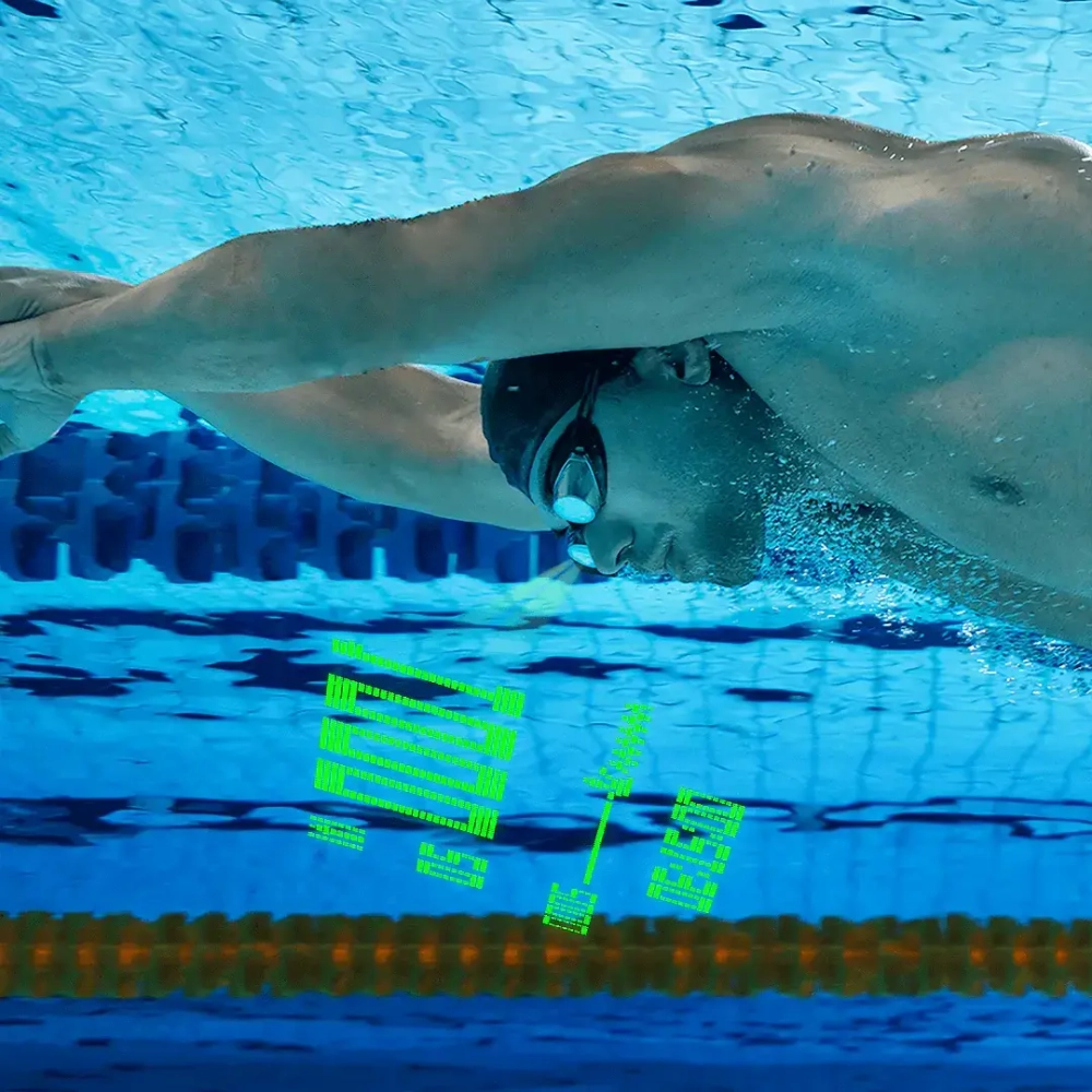 Умные очки для плавания Holoswim с технологией 2S