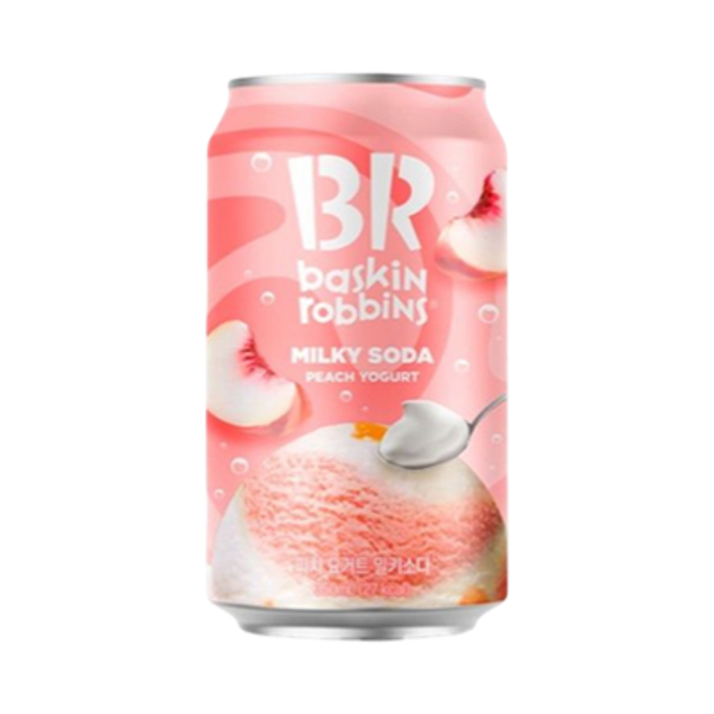Напиток газированный Baskin Robbins Peach yogurt 350мл