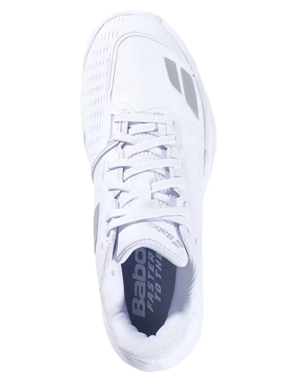 Женские теннисные кроссовки Babolat Jet Mach 4 All Court - white/silver