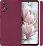 Мягкий Soft Touch чехол из силикона для SAMSUNG GALAXY A52 / A52s с бархатной подкладкой