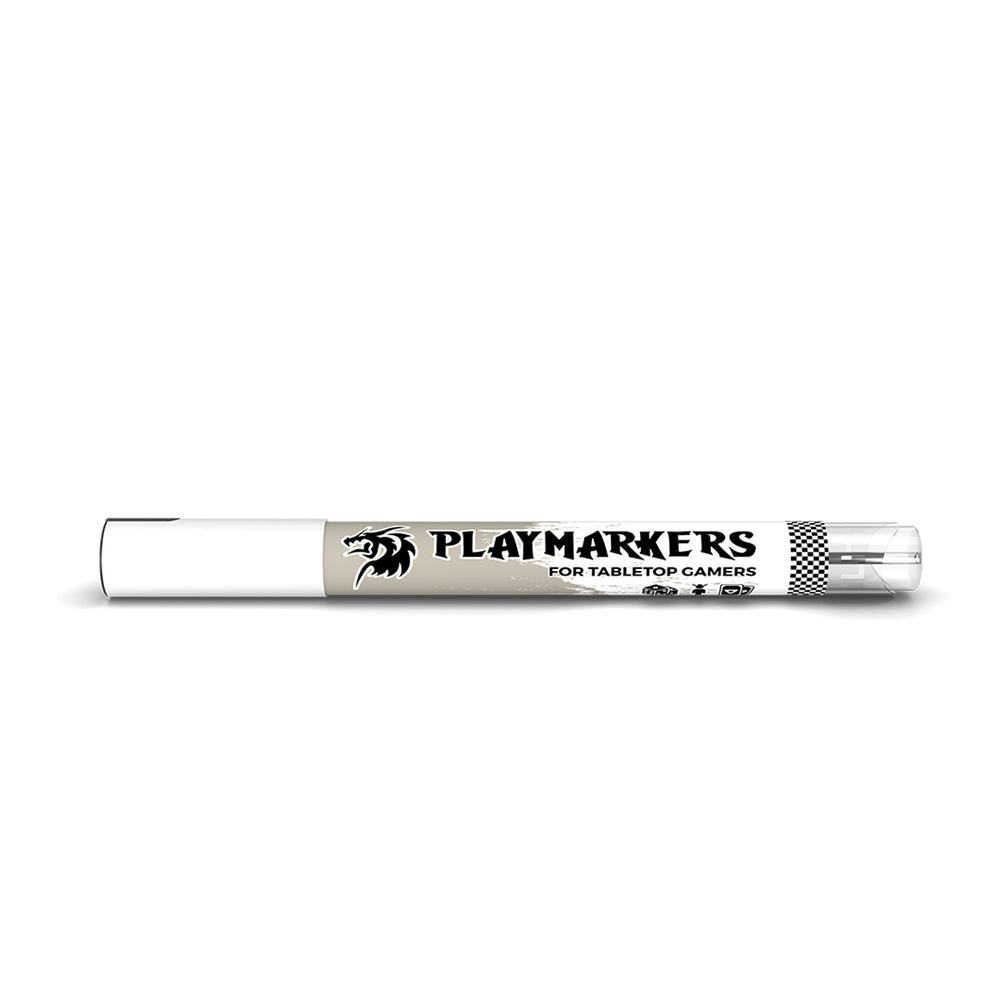 Акриловый маркер с кистью AK Playmarkers Light Grey