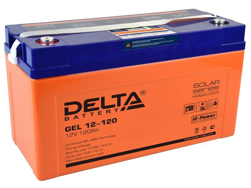 GEL 12-120 Delta Аккумулятор герметичный свинцово-кислотный
