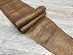 Кожа питона цв. Бежевый / Lucrecio Gold Beige, толщ. 0,5-0,7 мм