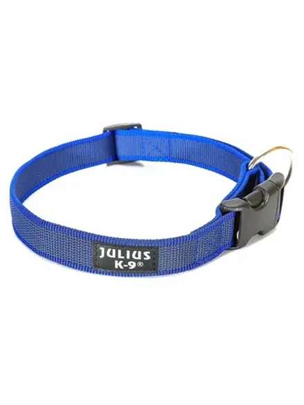 JULIUS-K9 Ошейник для собак Color & Gray (27-42/2 см) сине-серый