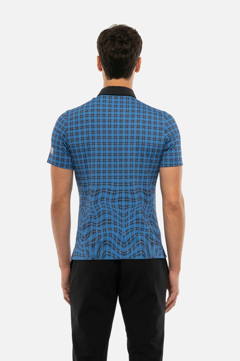 Мужское поло Hydrogen LIQUIFY CHECK TECH POLO (GL0016-013)