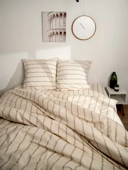 Простынь на резинке 90х200 х26 см перкаль Go to sleep Эко