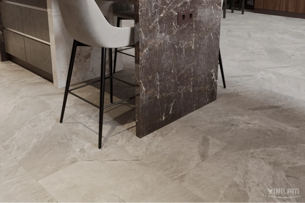 Кварц-винил WPC Vinilam Ceramo Stone 8 мм Тосканский Камень 2.65 м2