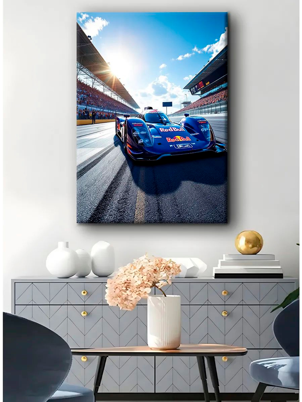 Картина "Toyota ts040 hybrid", для интерьера 30х40см 1шт.