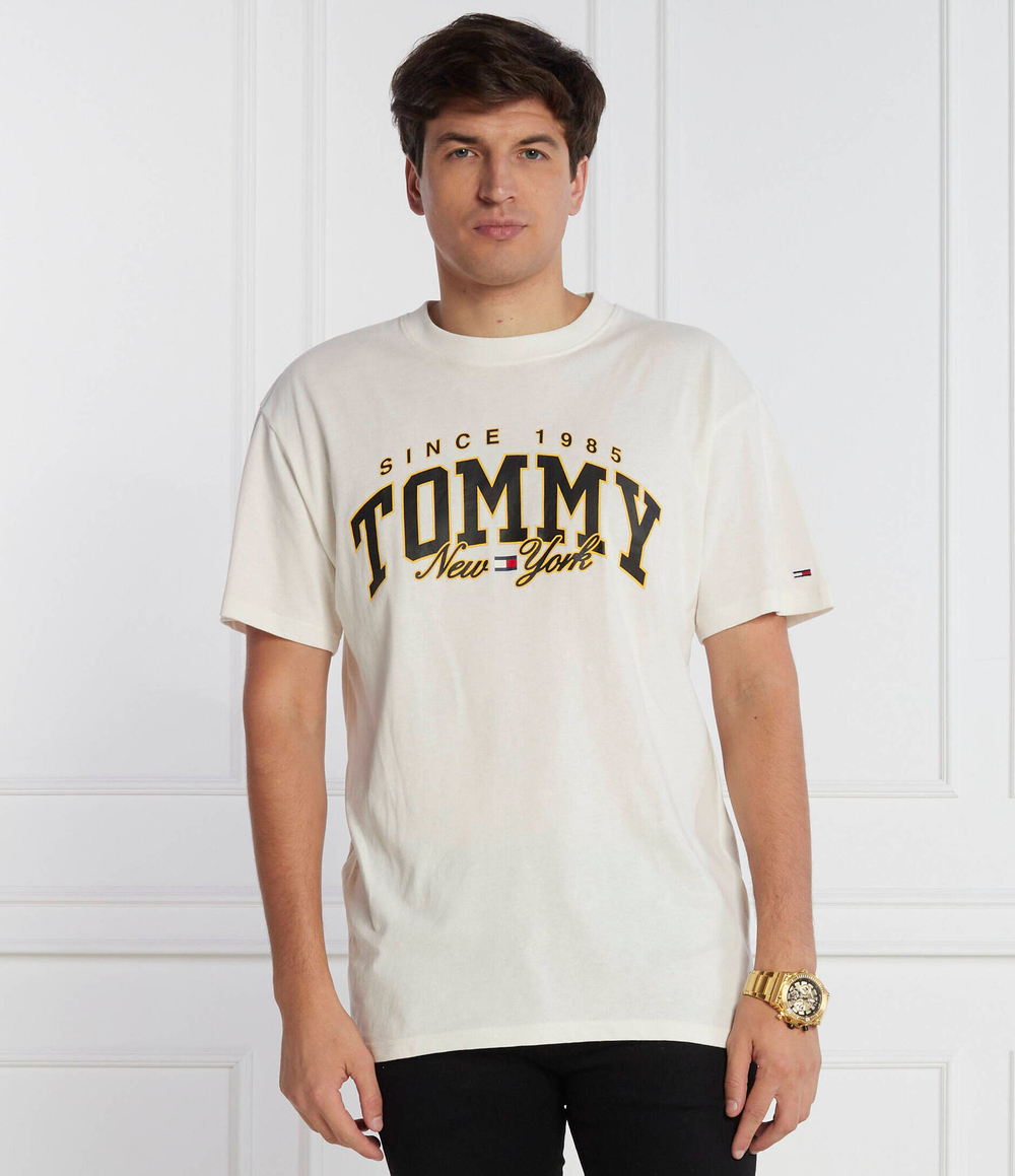 Футболка LUXE VARSITY Tommy Jeans - белый(DM0DM17733)