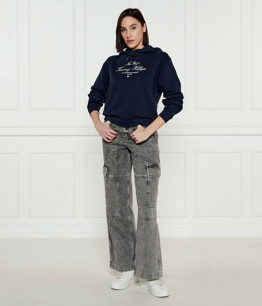 Худые Modern Script Graphic Tommy Hilfiger - темно-синий(WW0WW43842)