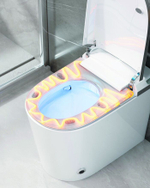 Унитаз приставной Grossman Smart GR-PR-5702 (580х380х460) белый, выпуск в стену, 1 место