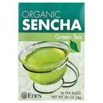 Eden Foods, органический сенча, зеленый чай, 16 чайных пакетиков, 24 г (0,84 унции)