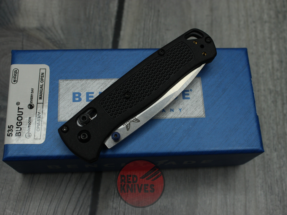 Нож Benchmade 535 Bugout Черный Нейлон А+++ BM535BKST