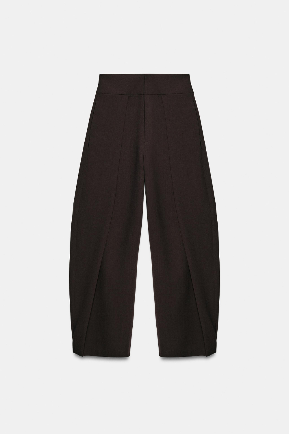 БРЮКИ BALLOON В ПОЛОСКУ С ЗАЩИПАМИ — ZARA