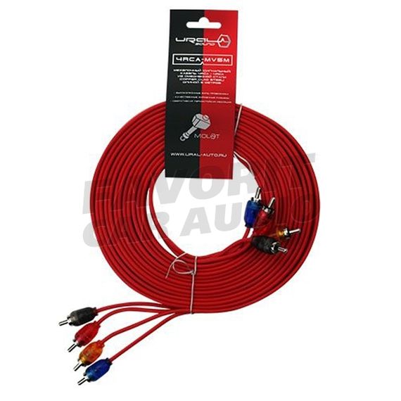 Межб. кабель URAL (УРАЛ) 4RCA-MV5M