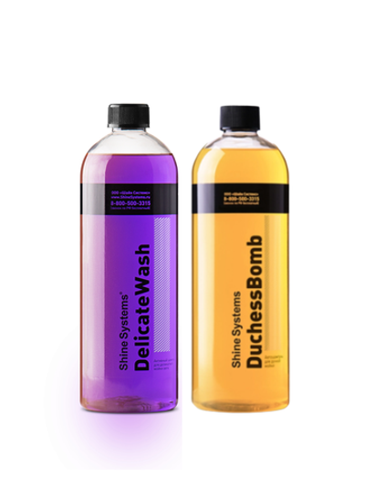 Shine Systems набор для двухфазной мойки DuchessBomb+DelicateWash 750мл