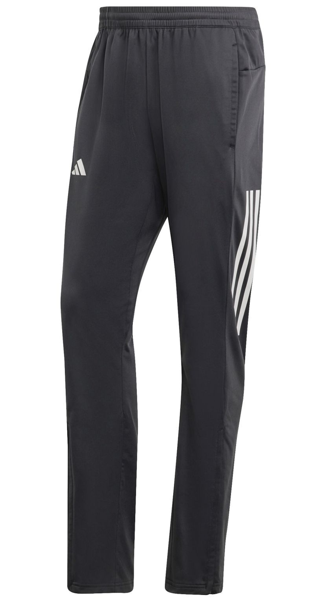 Мужские теннисные штаны Adidas 3 Stripes Knit Pant - black