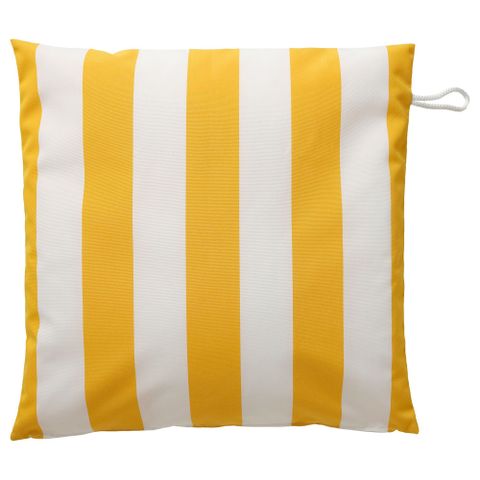 Чехол на подушку IKEA GULLBERGSO (ГУЛЛБЕРГСЁ), Желто-белый, 50x50 см