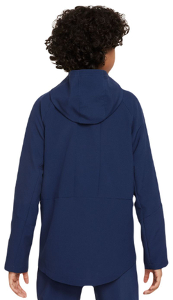 Кофта для мальчика теннисная Nike Boys Dri-Fit Woven Training Jacket - небесный