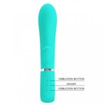 Вибратор-кролик Thomas Super Soft (20 см) бирюзовый