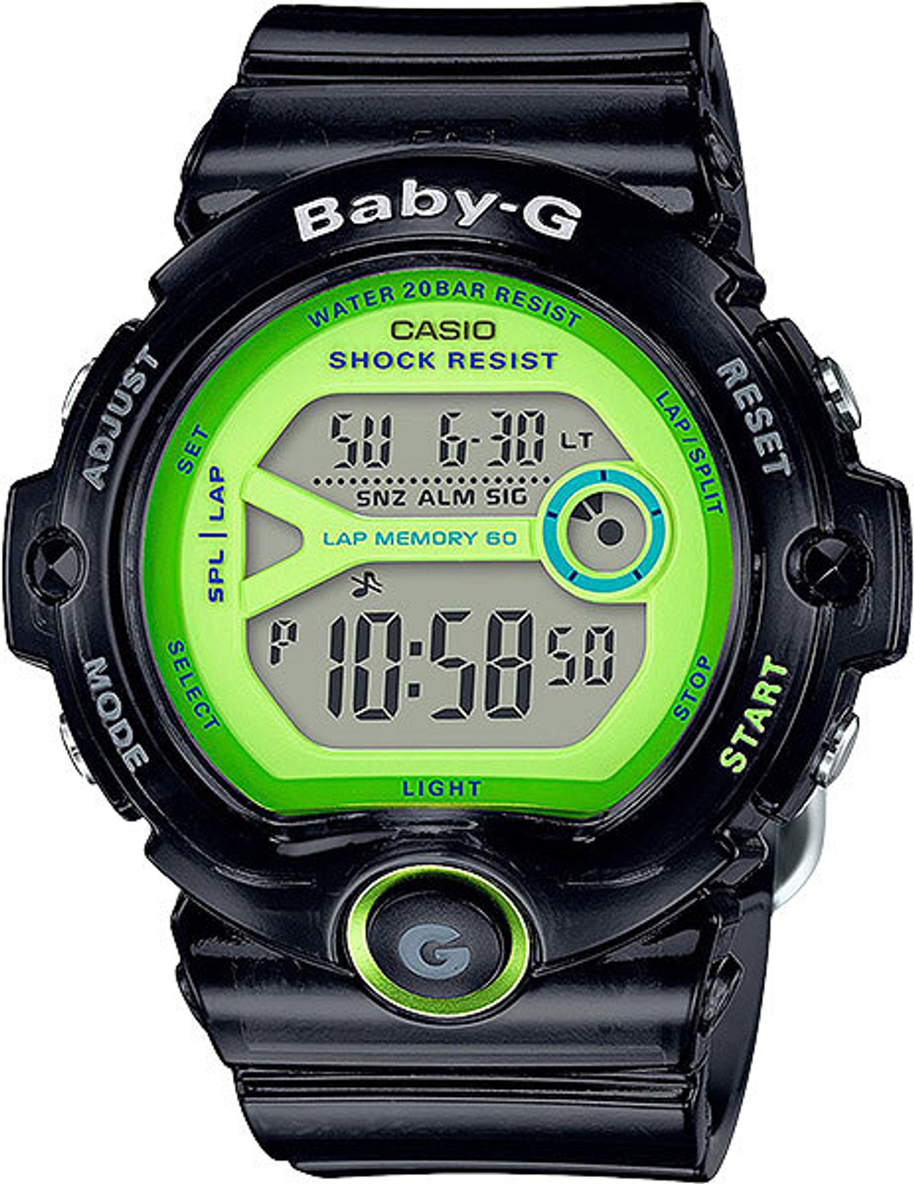 Японские наручные часы Casio Baby-G BG-6903-1B с хронографом