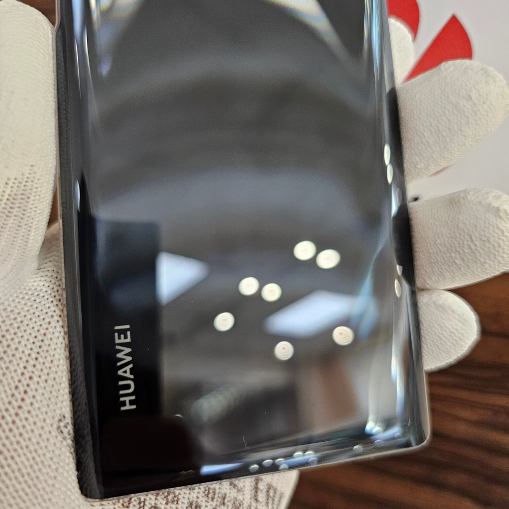 Крышка для Huawei Mate 30 Pro (заднее стекло) "хорошее качество" цвет: чёрный
