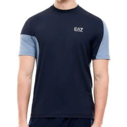 Мужская теннисная футболка EA7 Man Jersey - armani blue