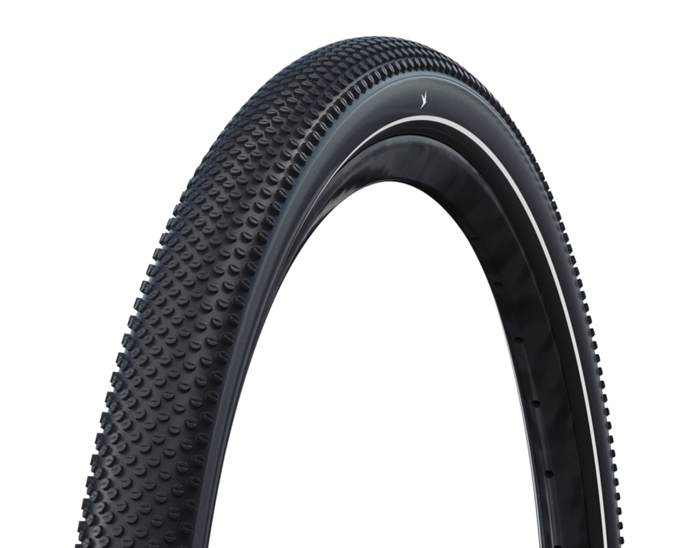 Покрышка 28x1.35 (35-622) 05-11654655 HS473 G-ONE ALLROUND Perf, RaceGuard, ADDIX Green TLR (кевлар/складная) черная SCHWALBE