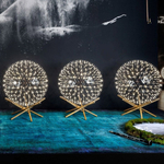 Floor lamp   Raimond Tensegrity by Moooi (Silver,  D 61 cm)