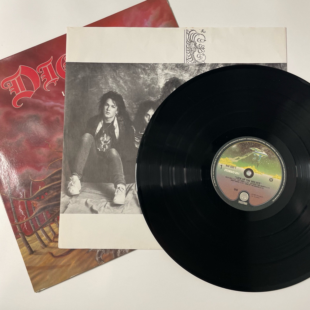 Винтажная виниловая пластинка LP Dio Lock Up The Wolves (Германия 1990)