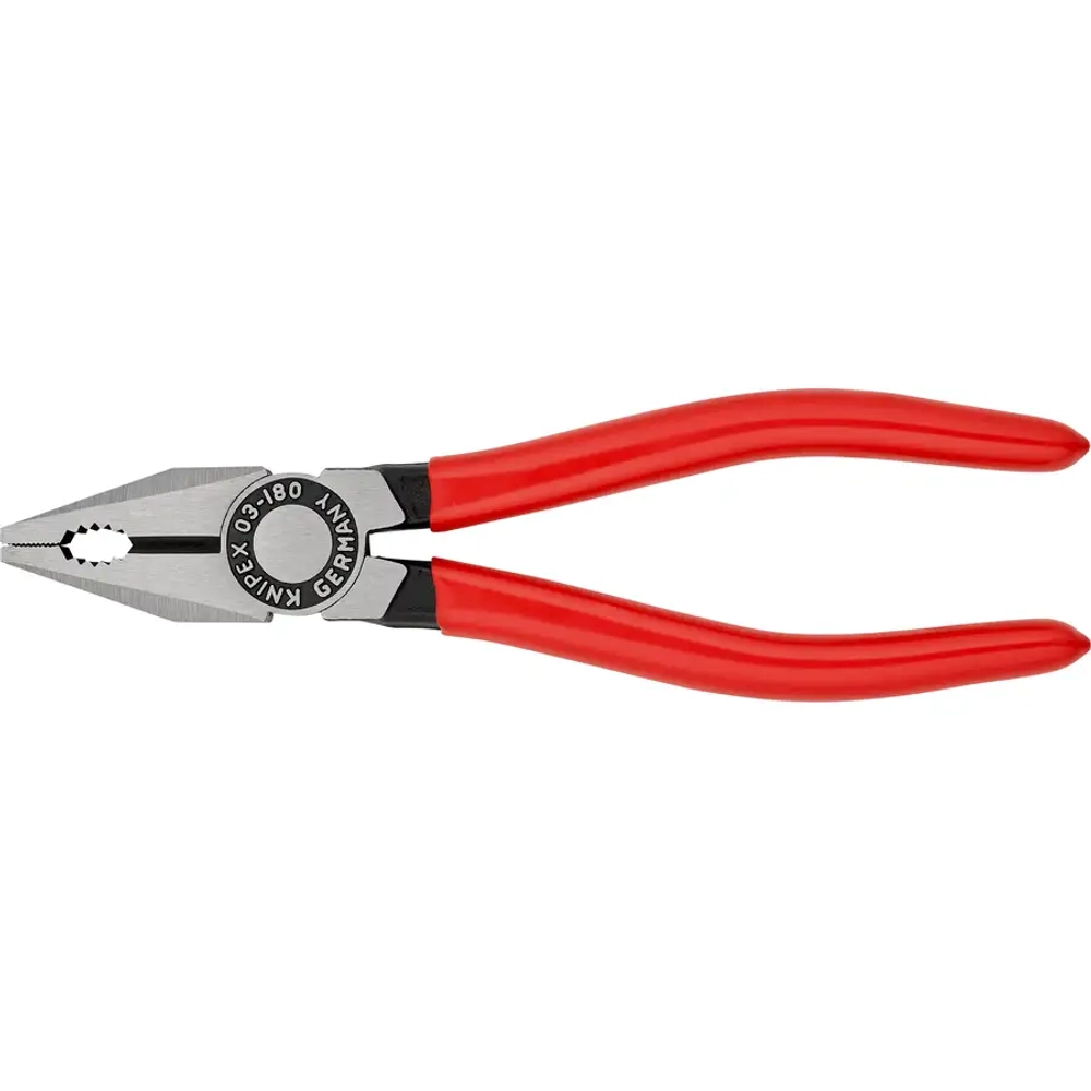 Плоскогубцы комбинированные черненые 180 мм Knipex 03 01 180