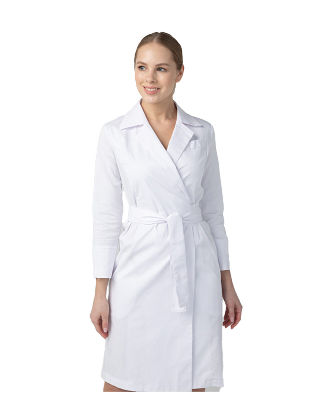 Халат медицинский женский Dr. Nice DRN290, белый, 52