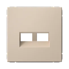 Накладка двойная для информационных функций типа Keystone Systeme Electric ArtGallery Песочный GAL001290