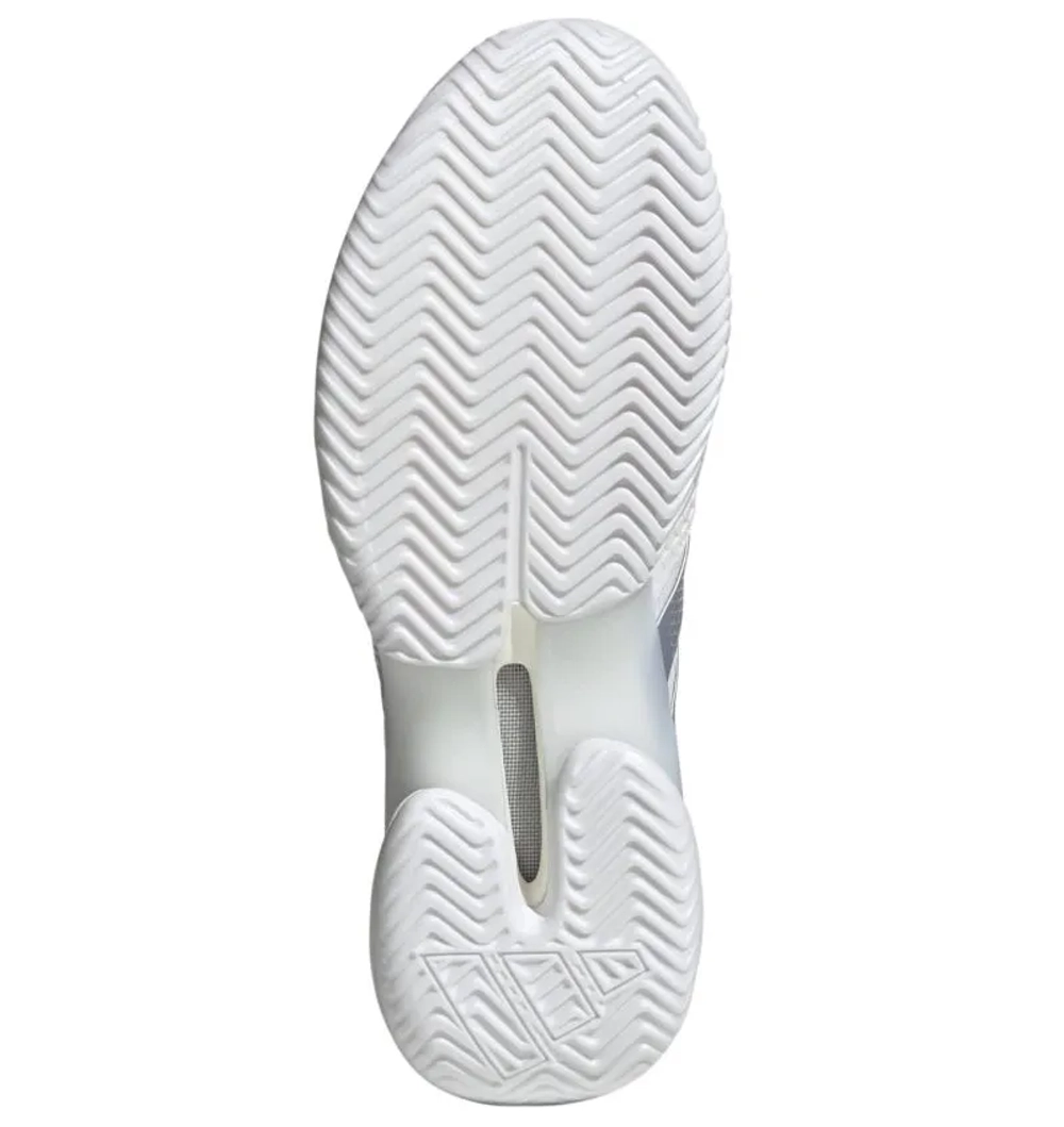 Мужские теннисные кроссовки Adidas Barricade 14 M - cloud white/tech grey metallic/maroon