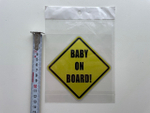 Наклейка (Baby On BOARD 2) на автомобиль, стикер на стекло (1 шт.)