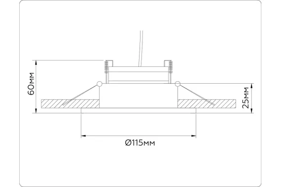Светильник точечный Ambrella TN52331 GX53 белый песок 42414