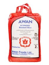 Рис Басмати Economy пропаренный Awan 2 кг x 2 шт