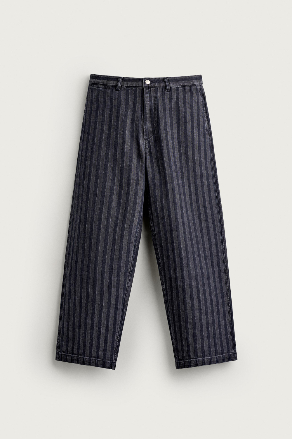 БРЮКИ ЧИНОС RELAXED FIT В ПОЛОСКУ — ZARA