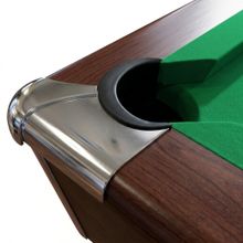 Бильярдный стол для пула Dynamic Billard "Triumph Plus" 8 футов (коричневый) в комплекте, аксессуары и сукно