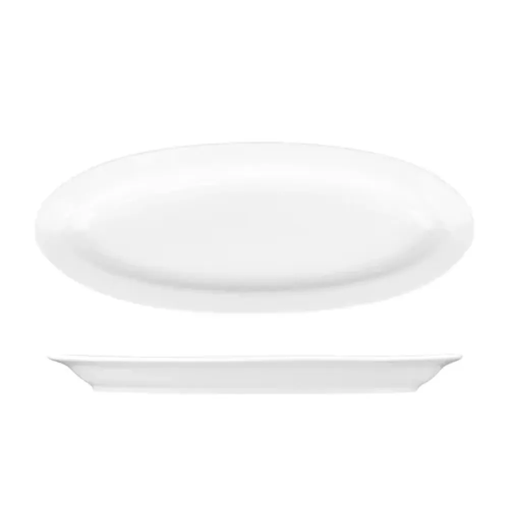 Блюдо овальное 29,5*12 см h2,8 см белое фарфор P.L. Proff Cuisine [6]