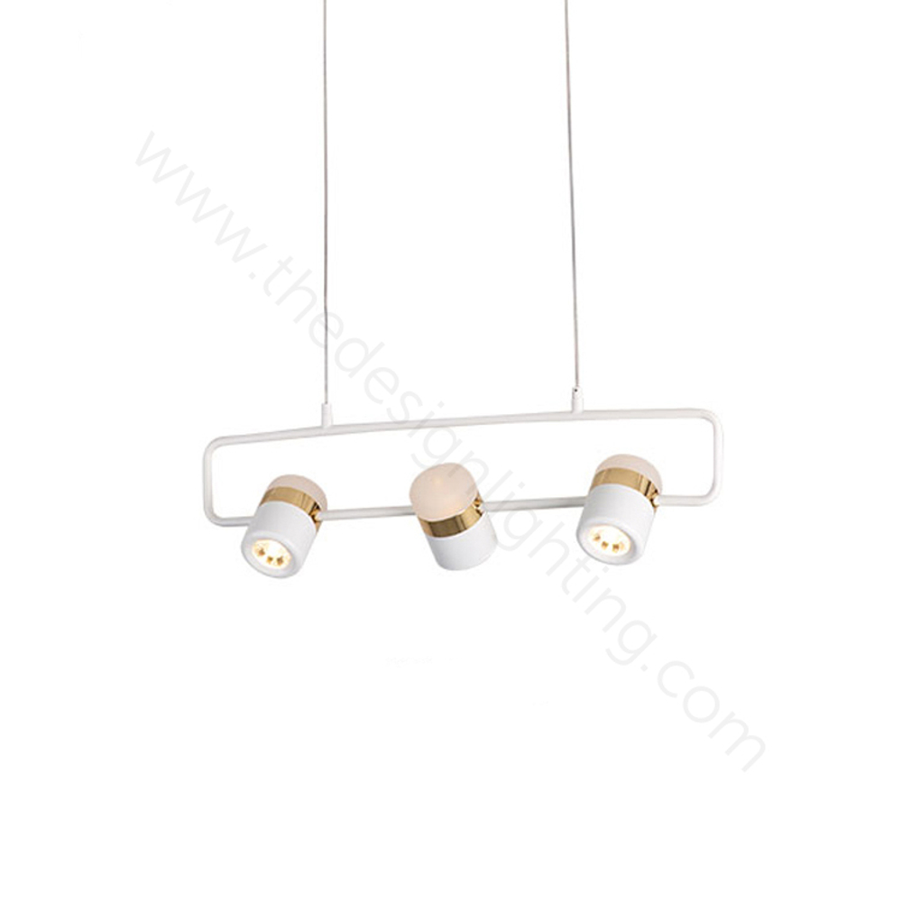 Pendant design lamp  Ling PL3 by Seed Design (White)