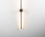 08423-100,19(3000K) Бра Локи черный h100 w10,5*6 Led 20W (3000K)