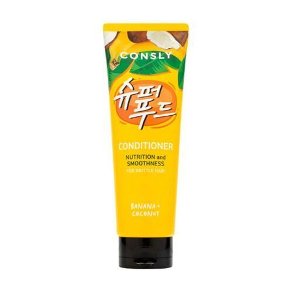 Consly Кондиционер с бананом и кокосом - Banana Coconut Water Conditioner for Nutrition, 250мл