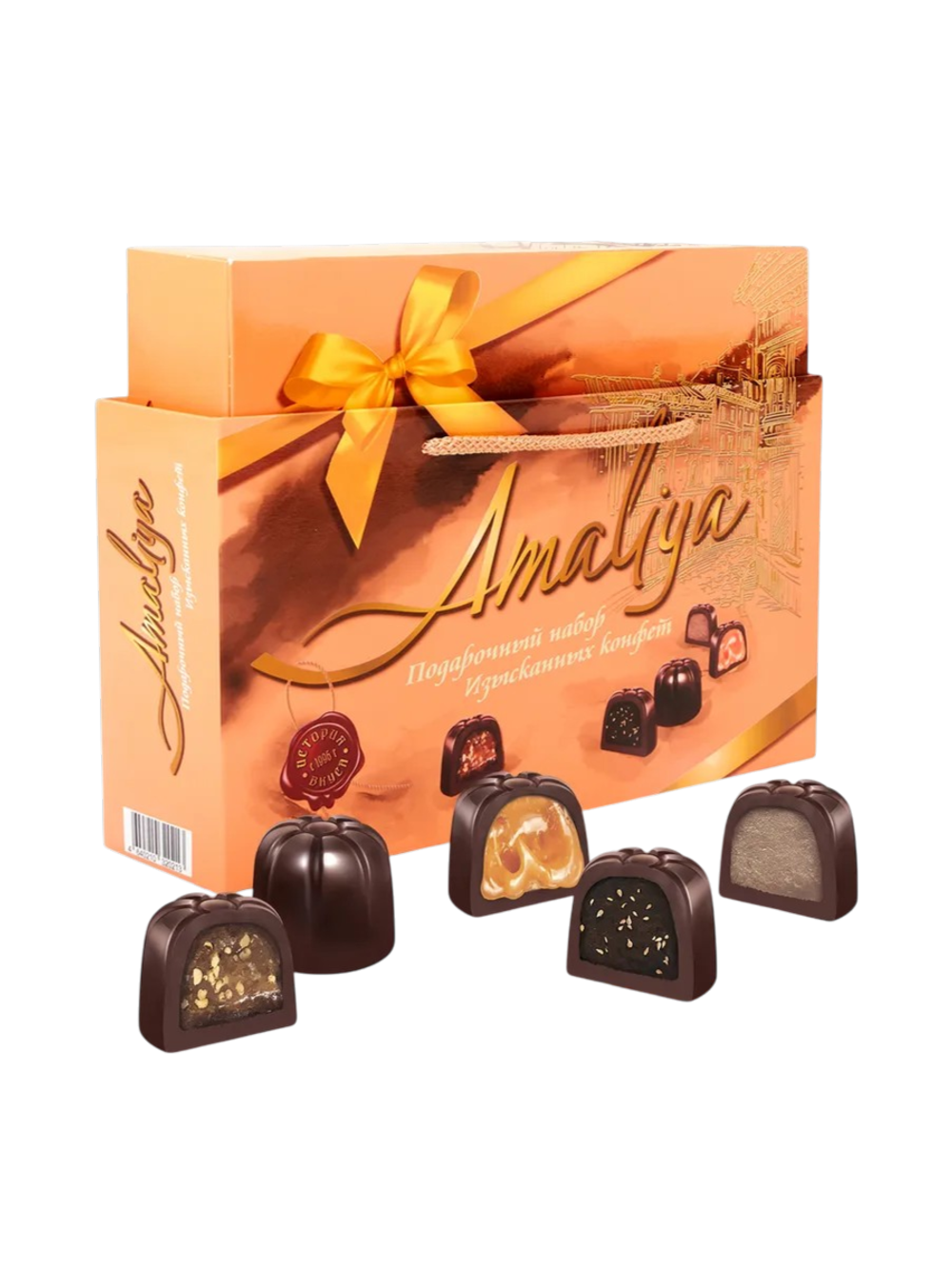 Конфеты Амалия изысканных конфет Абрикосовая 320 гр