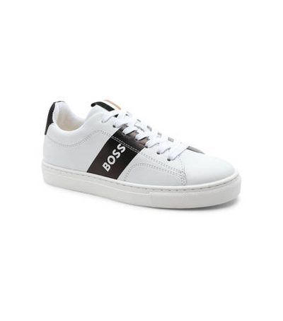 Кожаные кроссовки BOSS Kidswear - белый(J29336)