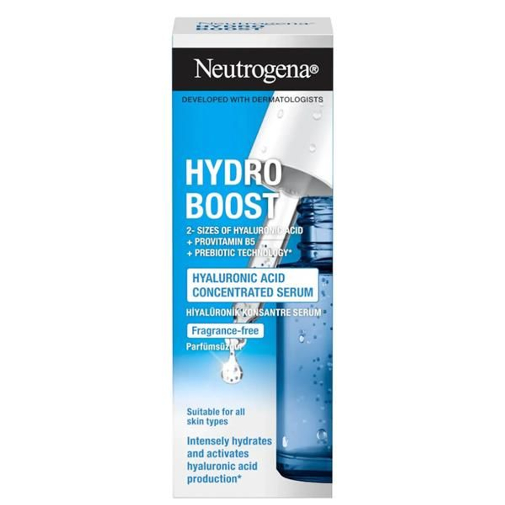 Neutrogena Hydro Boost Face - интенсивно увлажняющий концентрат для лица 15 мл (Франция)
